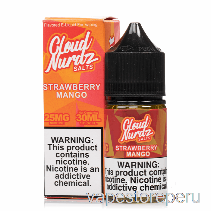 Vape Sin Nicotina Peru Mango Fresa - Sales Nurdz Nube - 30ml 50mg